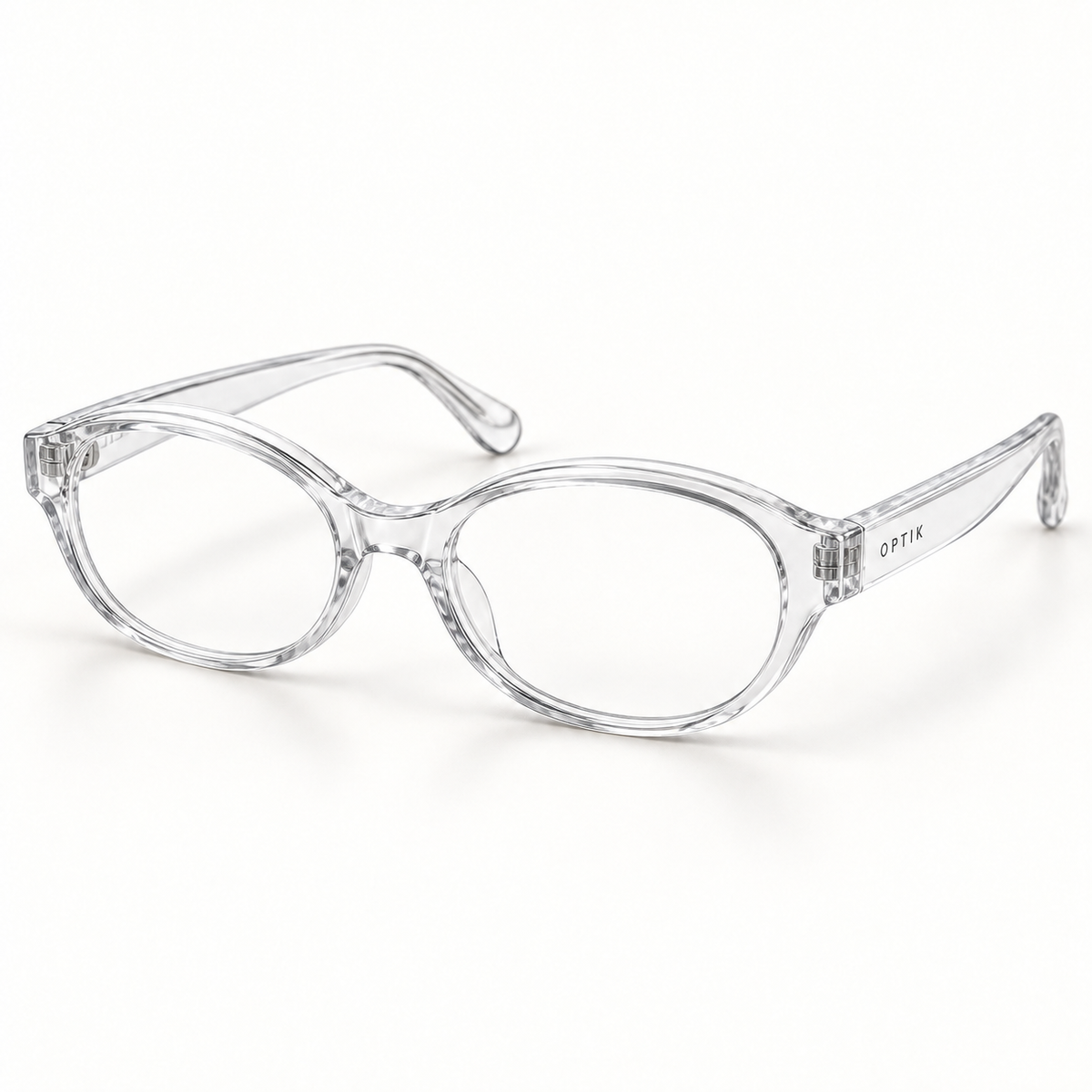 OPTIK Clarity — Crystal frame, Clear lenses — product