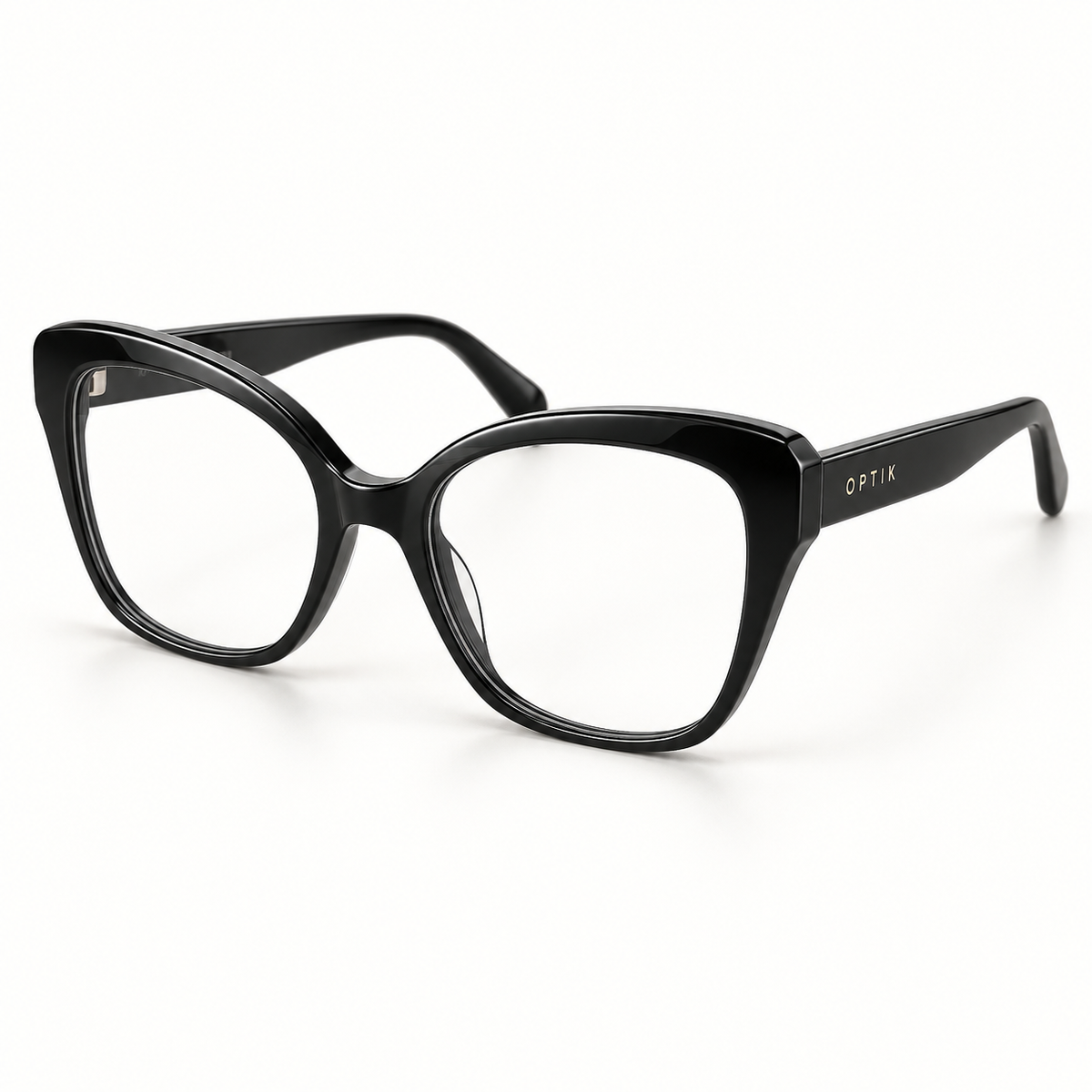 OPTIK Canvas — Black frame, Clear lenses — product