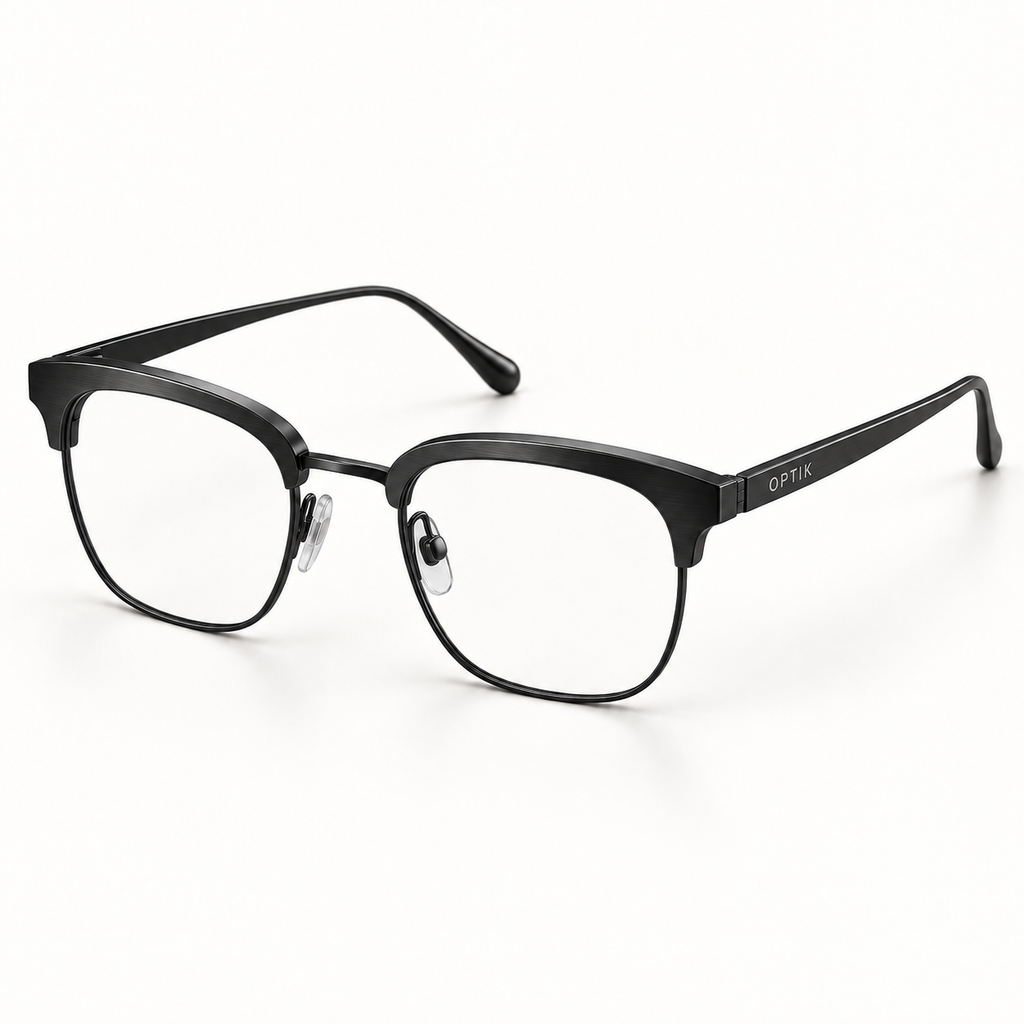 OPTIK Prism — Black frame, Clear lenses — product