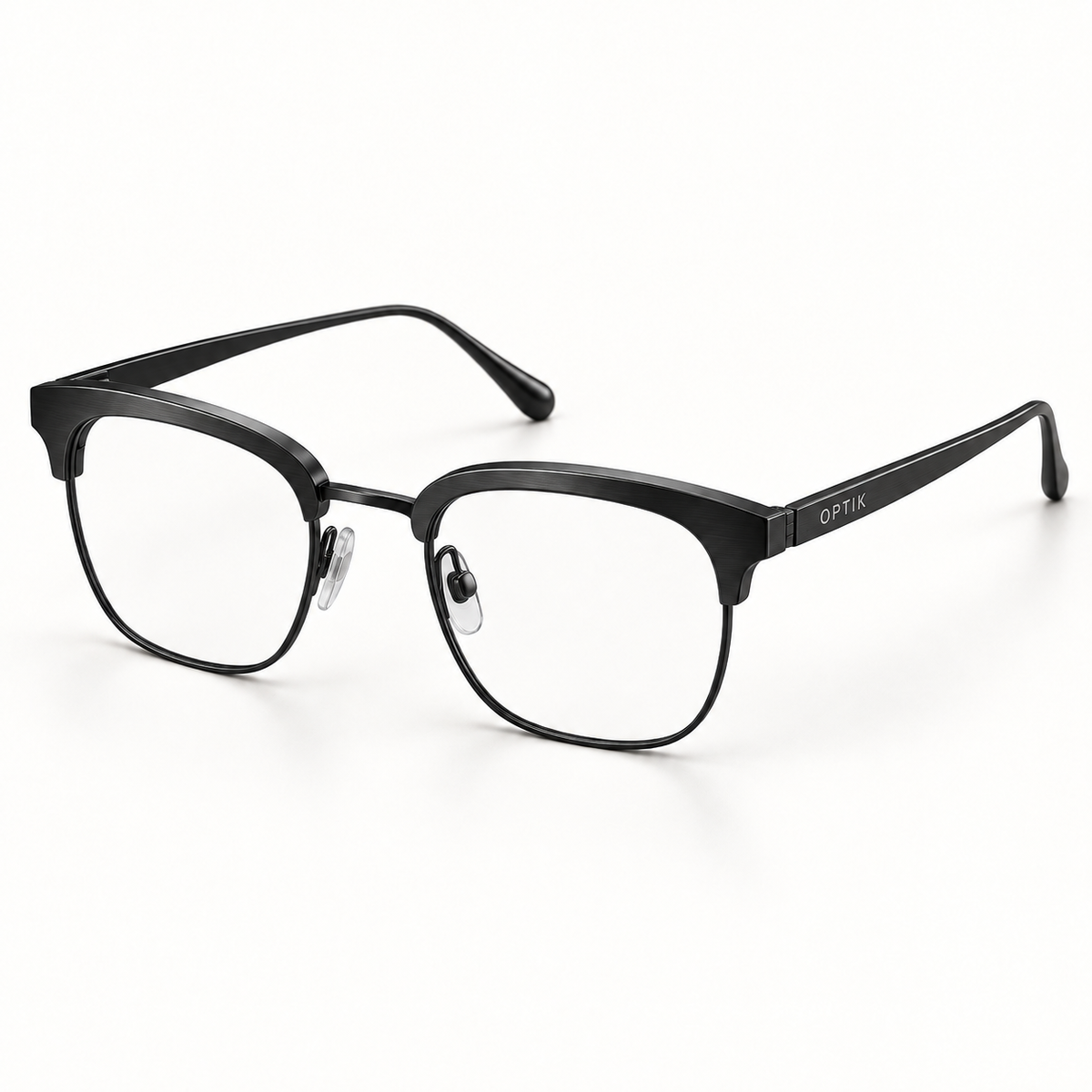 OPTIK Prism — Black frame, Clear lenses — product