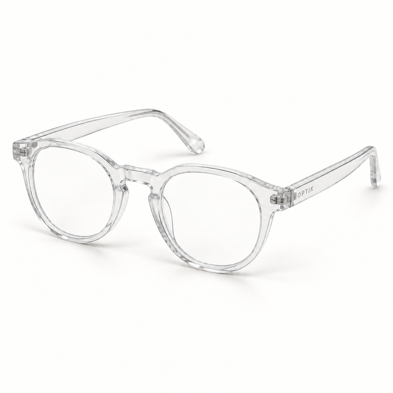 OPTIK Linear — Crystal frame, Clear lenses — product