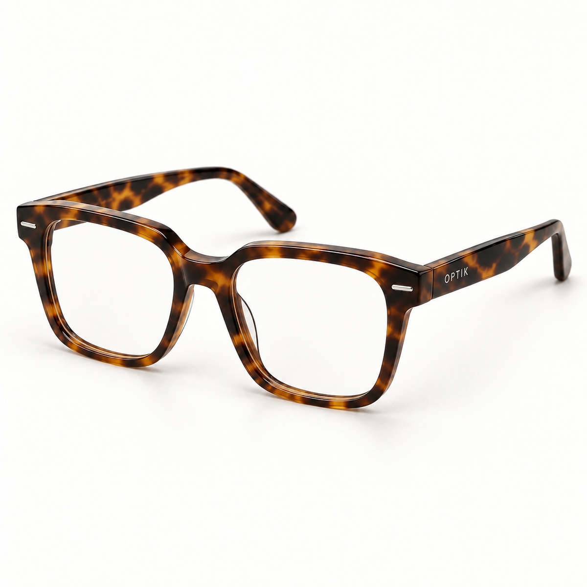 OPTIK Page — Tortoise frame, Clear lenses — product
