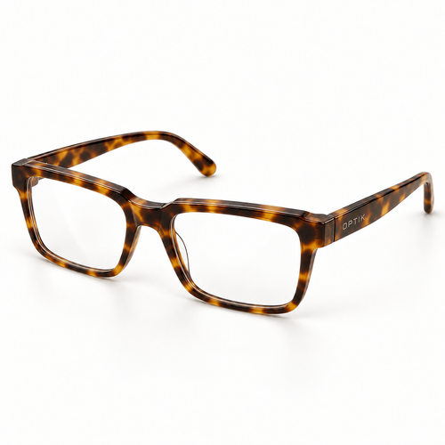 OPTIK Alto — Tortoise frame, Clear lenses — product