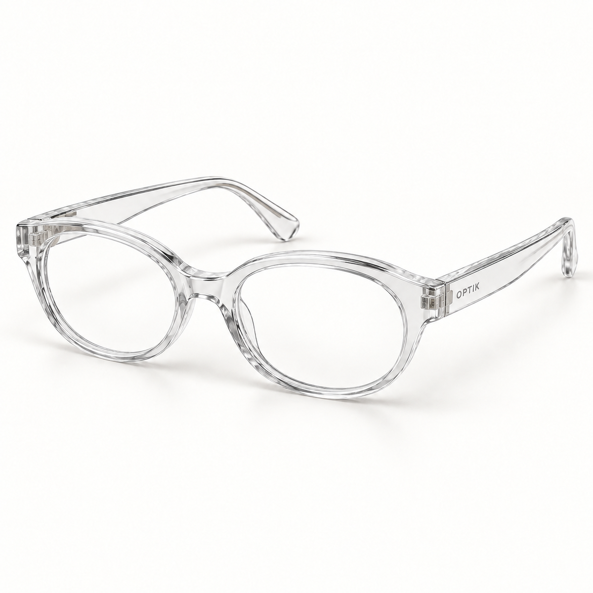OPTIK Opus — Crystal frame, Clear lenses — product