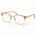 OPTIK Lumen — Gold frame, Clear lenses — product