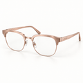 OPTIK Lumen — Rose Gold frame, Clear lenses — product