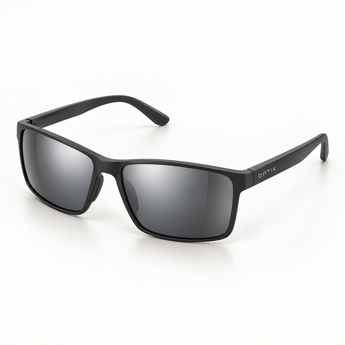 OPTIK Sprint — Black frame, Smoke Grey lenses — product
