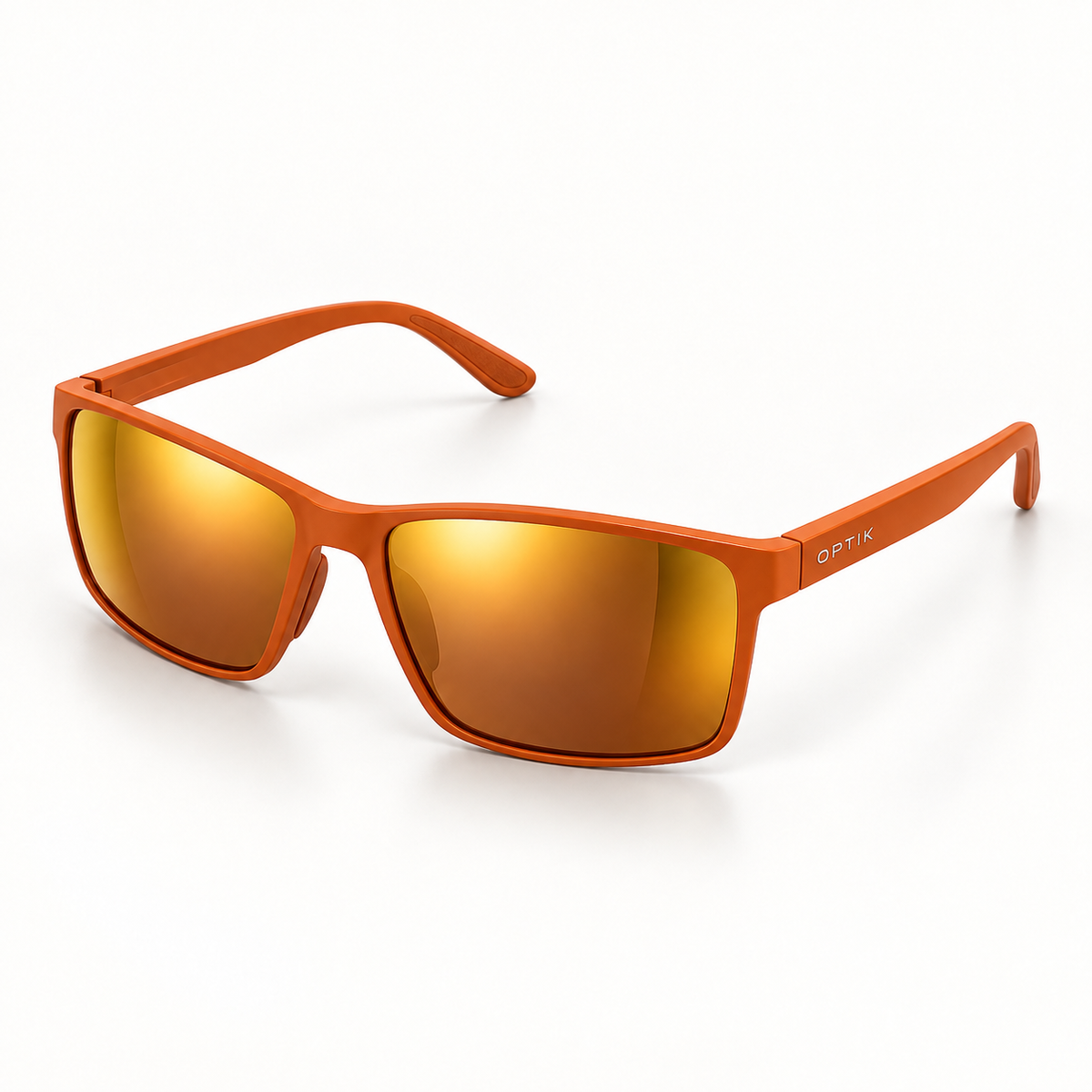 OPTIK Sprint — Orange frame, Amber lenses — product