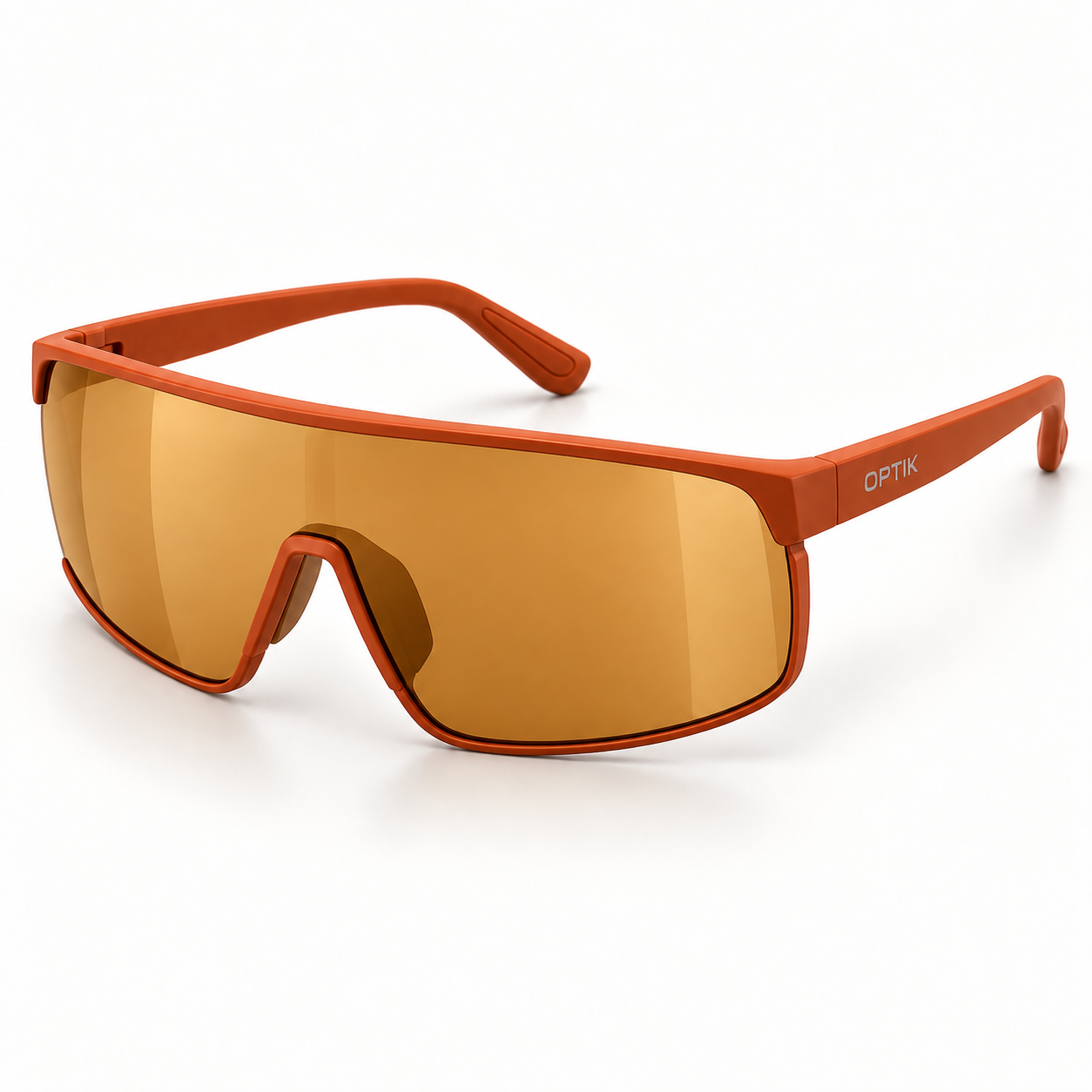 OPTIK Trail — Orange frame, Amber lenses — product