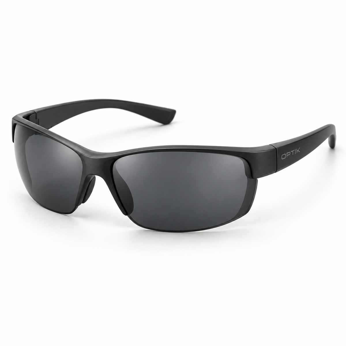 OPTIK Circuit — Black frame, Smoke Grey lenses — product