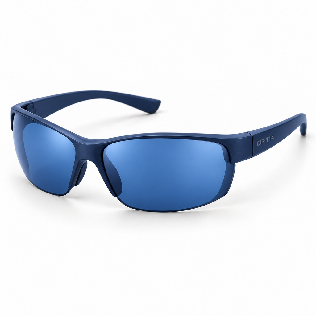 OPTIK Circuit — Navy frame, Blue lenses — product