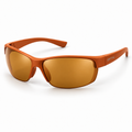 OPTIK Circuit — Orange frame, Amber lenses — product