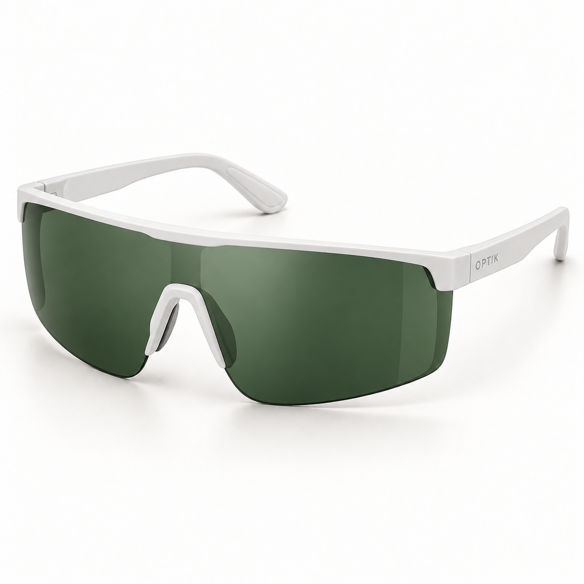 OPTIK Relay — White frame, Green lenses — product