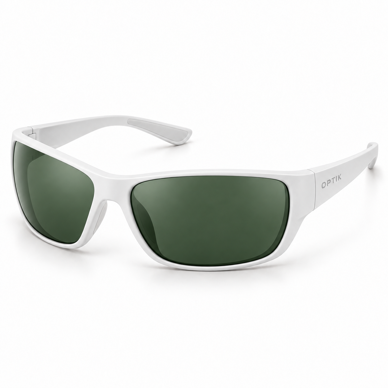 OPTIK Ridge — White frame, Green lenses — product