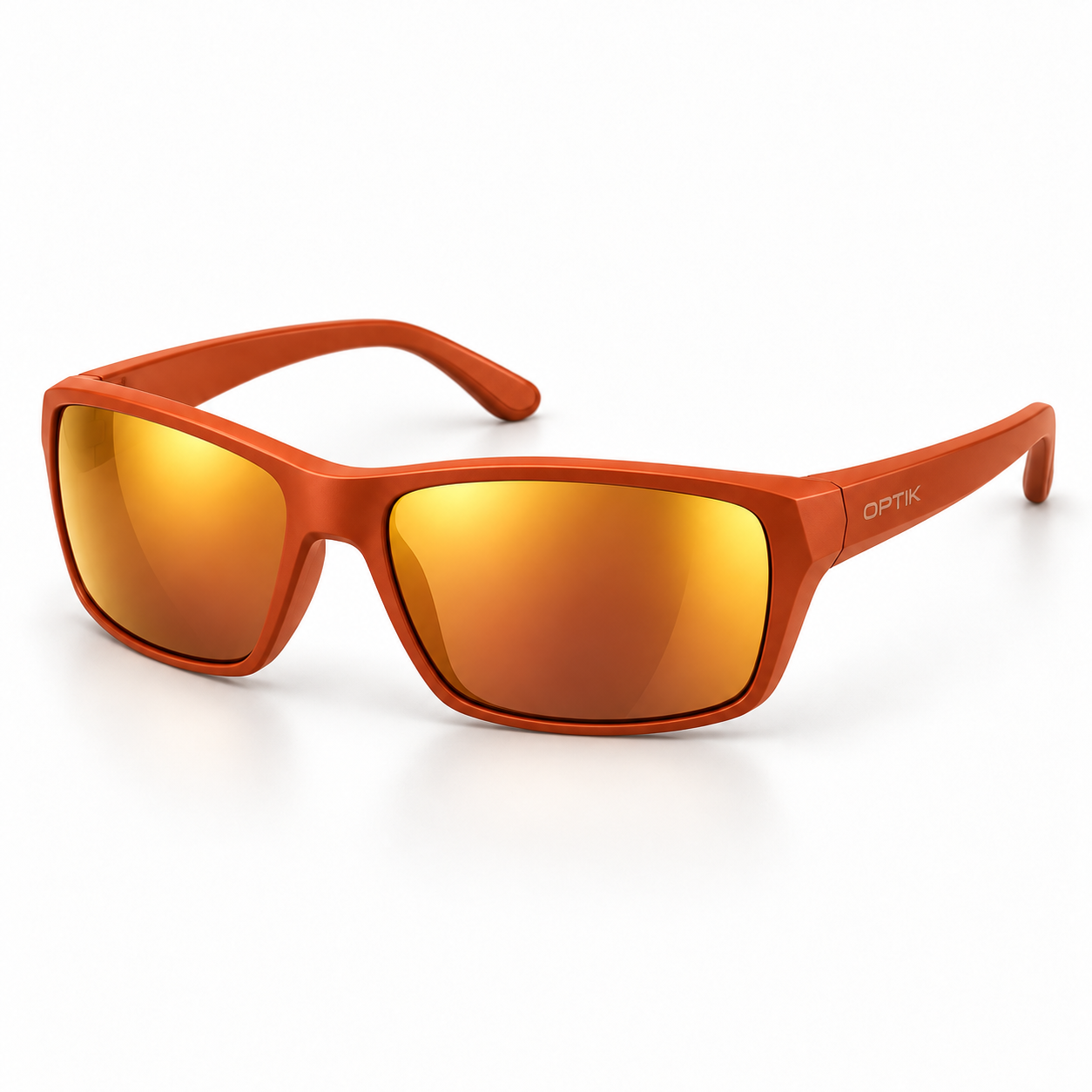 OPTIK Aerojet — Orange frame, Amber lenses — product