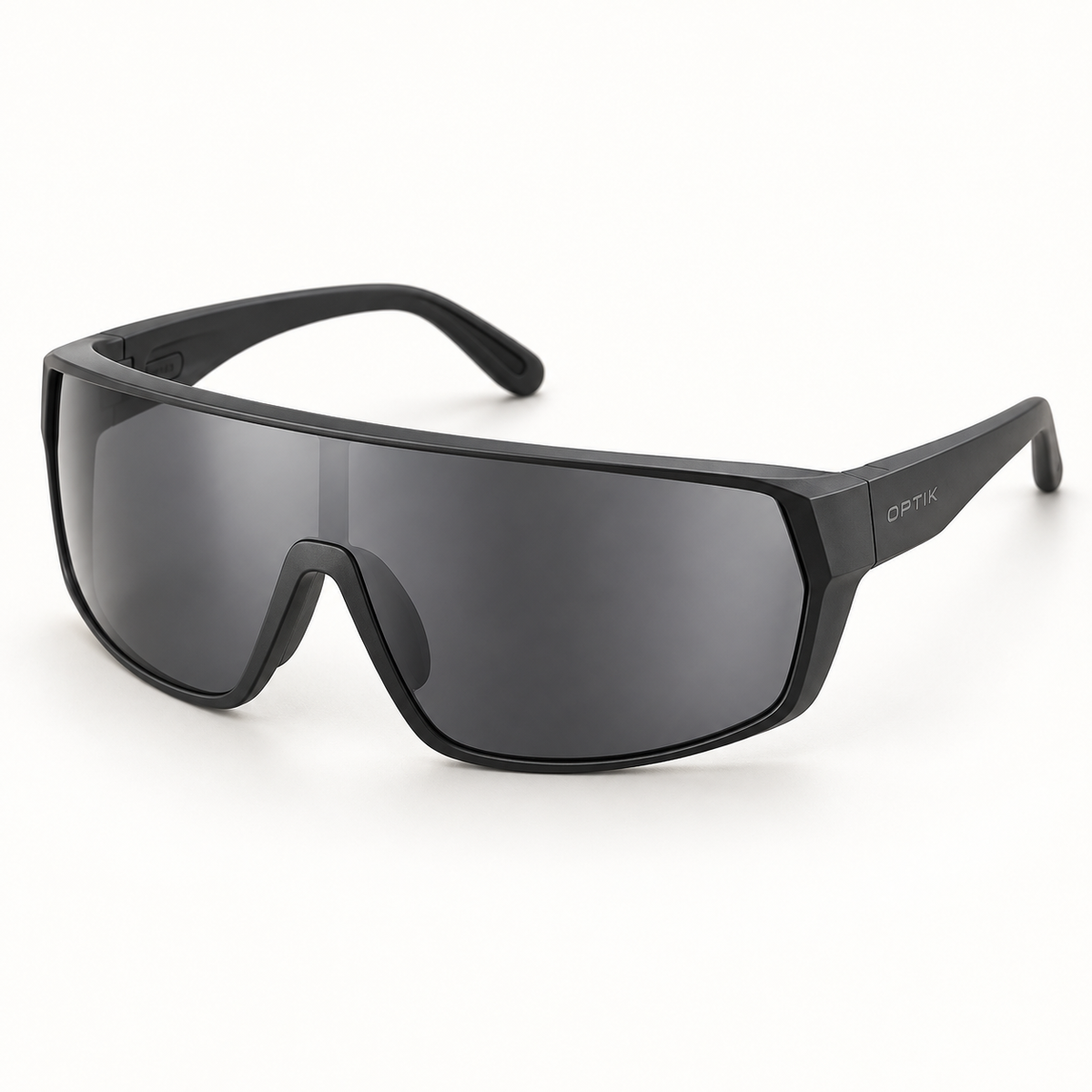 OPTIK Rapids — Black frame, Smoke Grey lenses — product