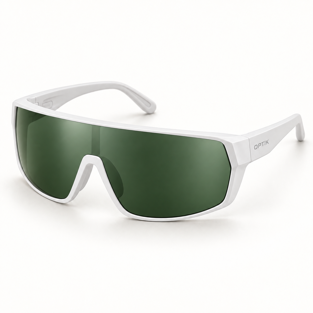 OPTIK Rapids — White frame, Green lenses — product