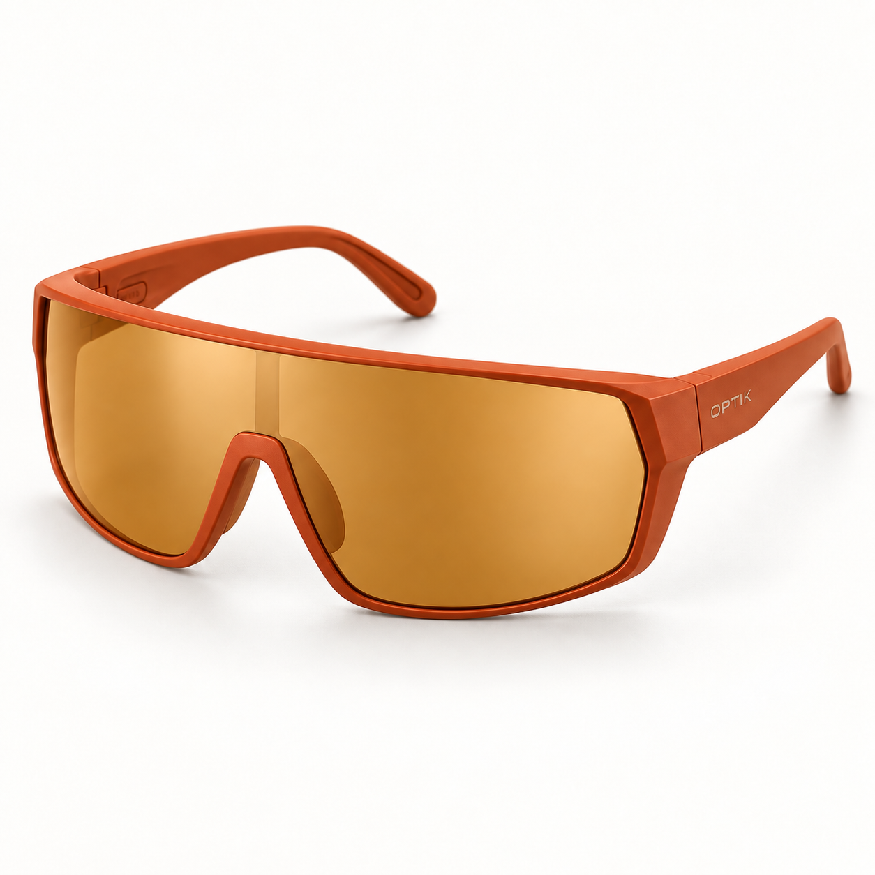 OPTIK Rapids — Orange frame, Amber lenses — product