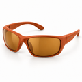 OPTIK Stride — Orange frame, Amber lenses — product