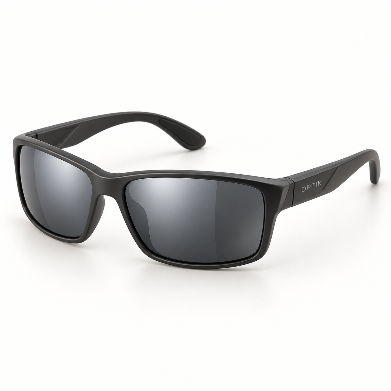 OPTIK Propel — Black frame, Smoke Grey lenses — product