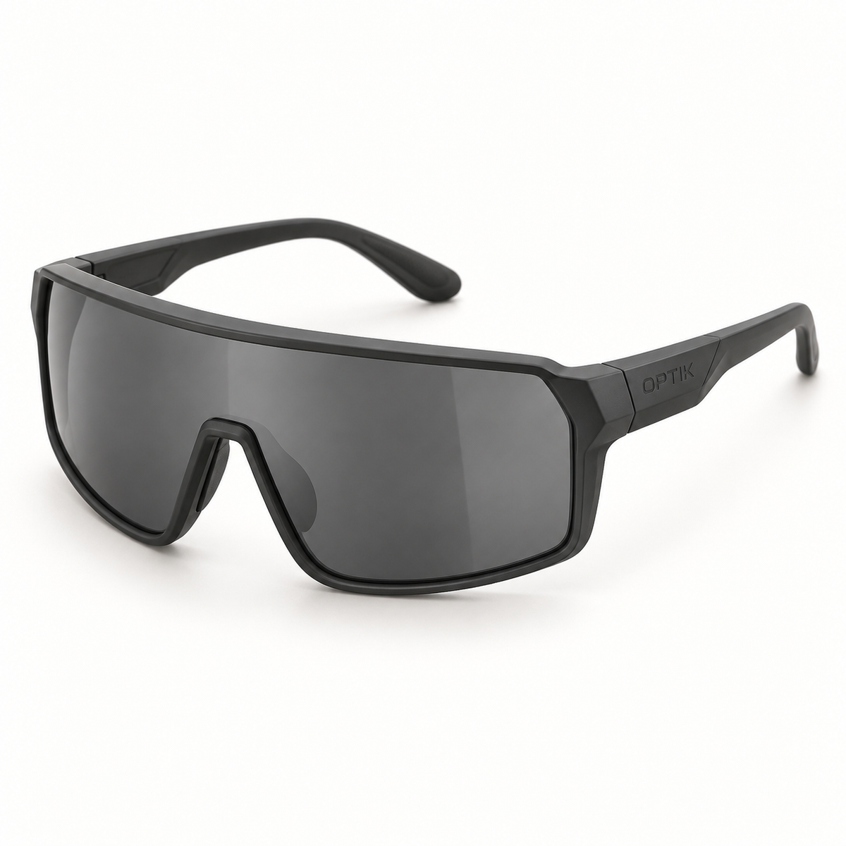 OPTIK Enduro — Black frame, Smoke Grey lenses — product