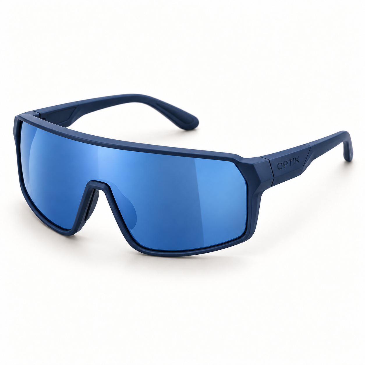 OPTIK Enduro — Navy frame, Blue lenses — product