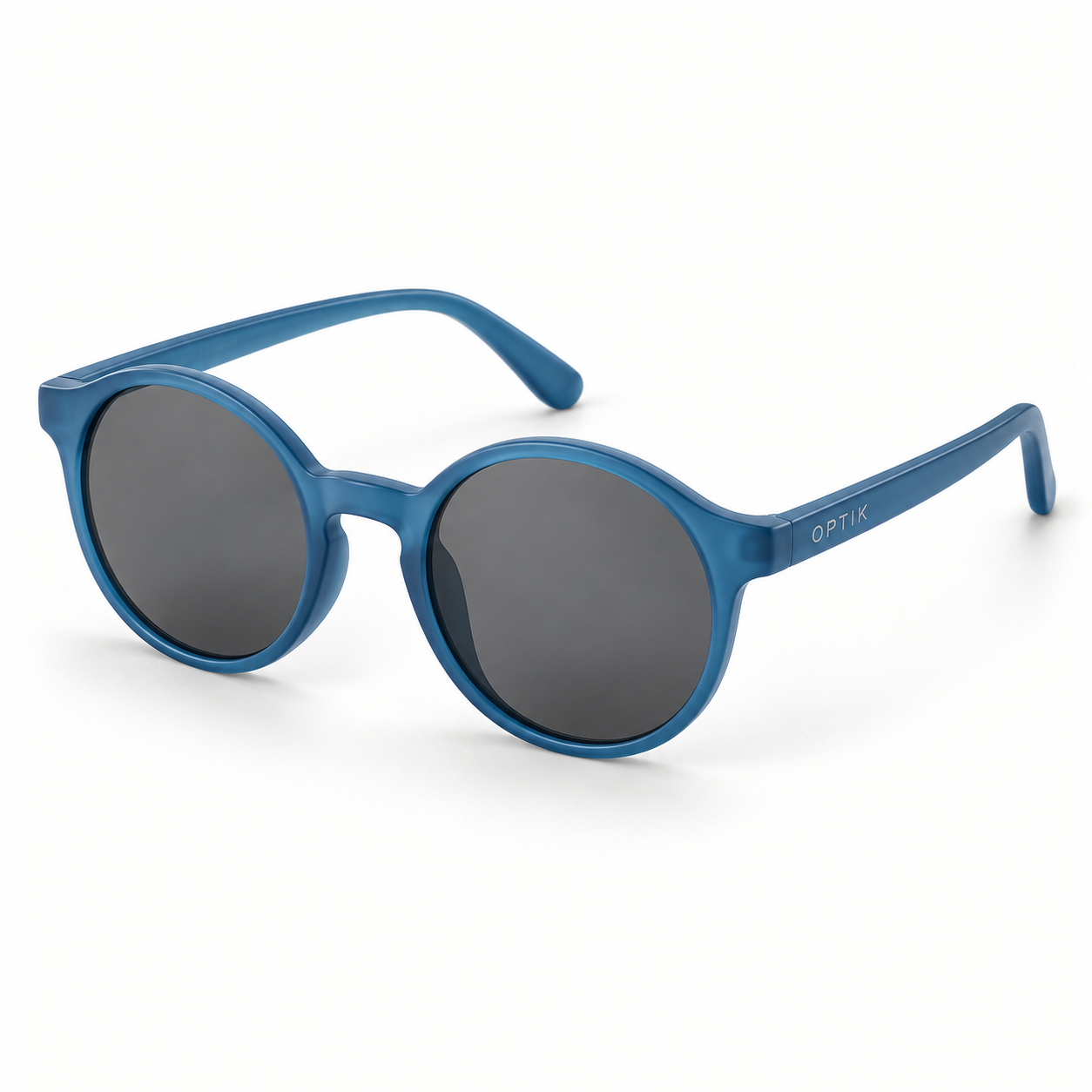 OPTIK Splash — Blue frame, Smoke Grey lenses — product