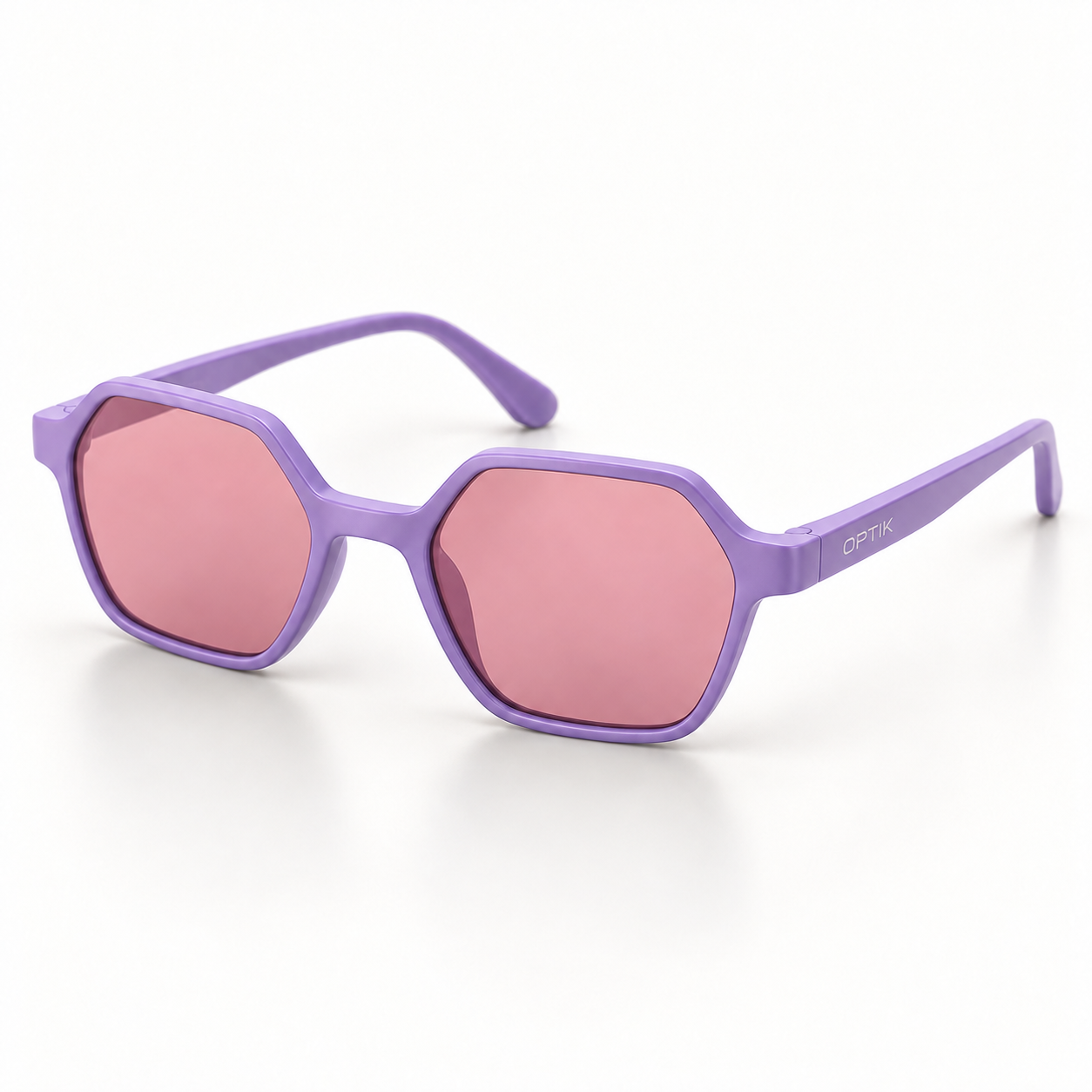 OPTIK Skipper — Purple frame, Rose lenses — product