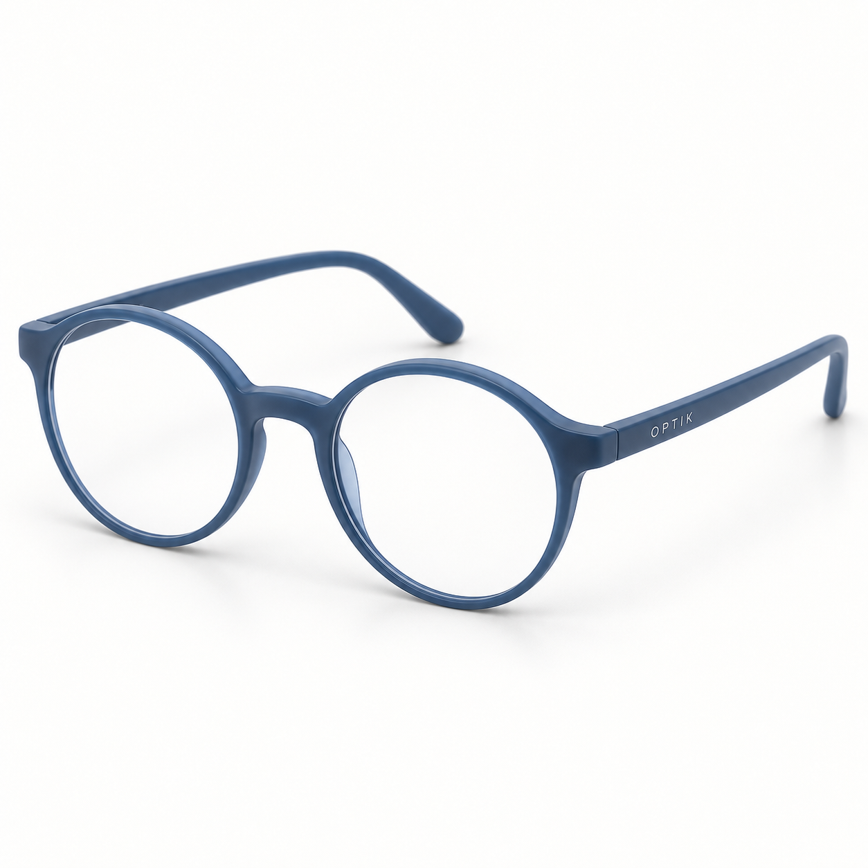 OPTIK Sprout — Blue frame, Clear lenses — product