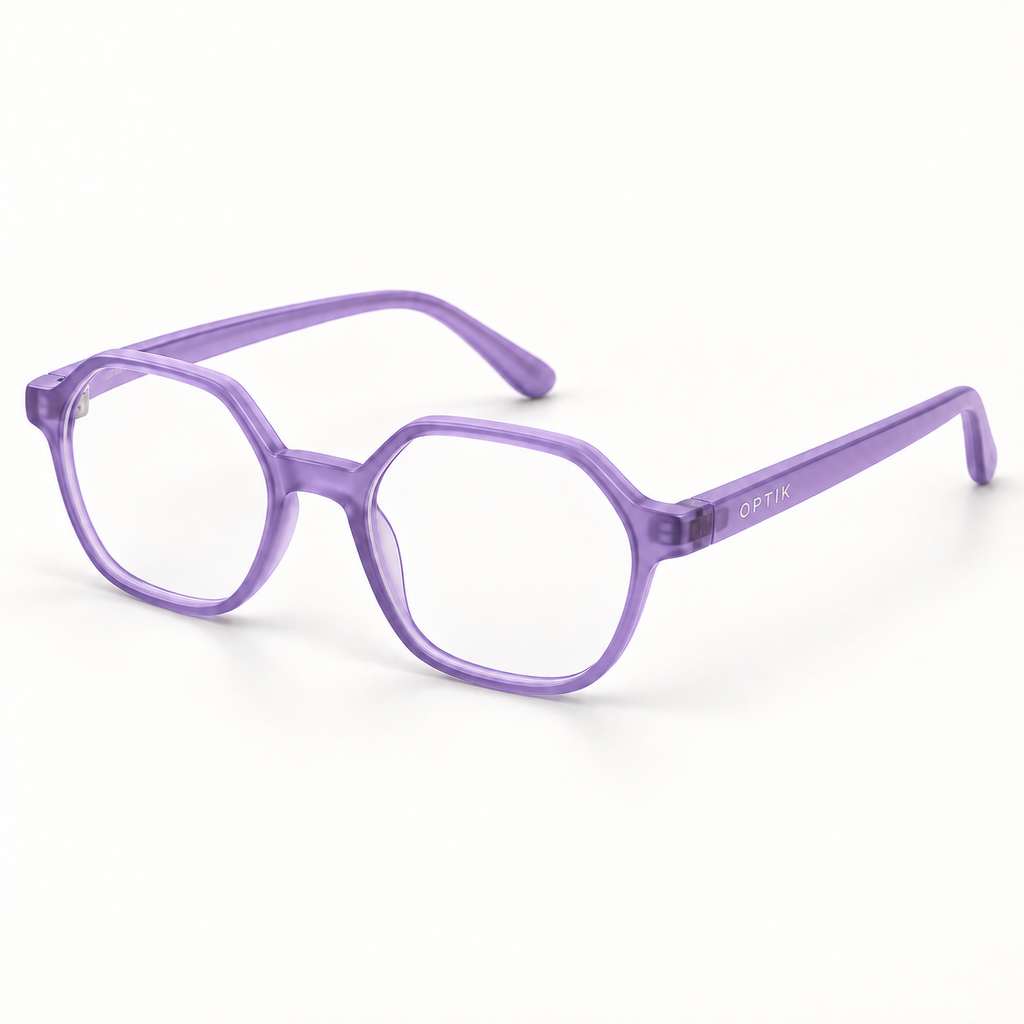 OPTIK Scout — Purple frame, Clear lenses — product